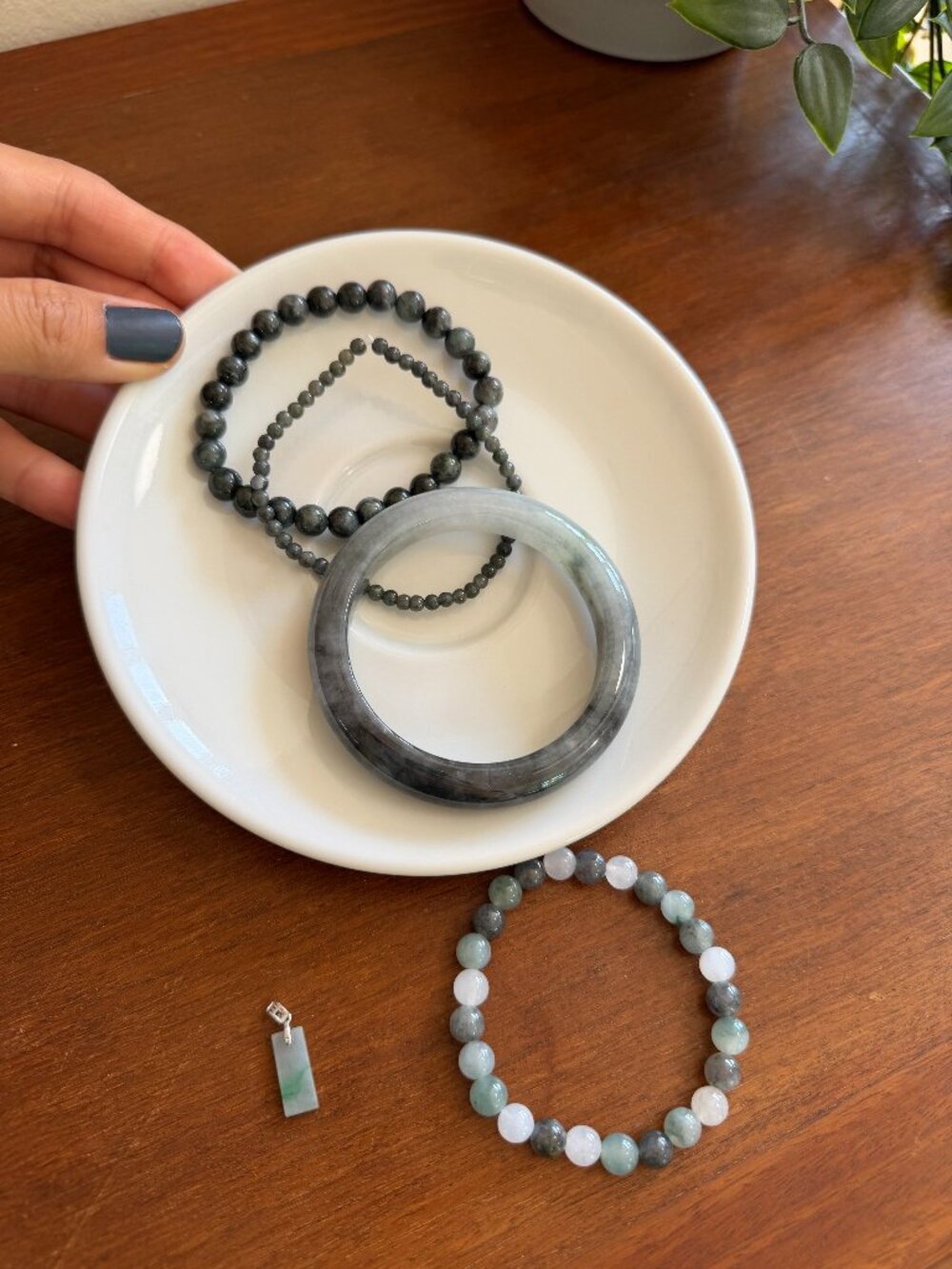 53.8mm Icy Wuji Certified Jadeite Bangle